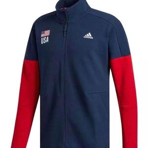 Black Friday sales!!!USA Adidas Volleyball men’s WU full zip up Jacket